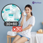 레아하브(ReAhav) 일회용 포켓 코인 티슈 휴대용 압축 타월 개별포장 중형 30x60cm
